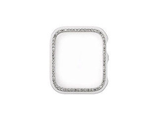 WEARPLANET WEARPLANET ラインストーンケース for Apple Watch 45mm シルバー WP23106AWSV WEARPLANET WEARPLANET ラインストーンケース for Apple Watch 45mm シルバー WP23106AWSV