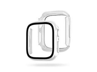 EGARDEN EGARDEN ガラスフィルム一体型ケースfor Apple Watch 41mm クリア EG24887AWCL