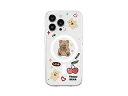 AKAN AKAN MagSafe対応クリアケース for iPhone 14 Pro テディベア 背面カバー型 AK23523i14P