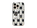 dparks Dparks ソフトクリアケース for iPhone 14 Pro bulldog 背面カバー型 DS24151i14P