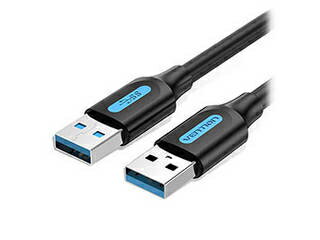 VENTION VENTION USB 3.0 A Male to A Male ֥ 1m Black PVC Type CO-738...