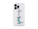 AKAN AKAN ソフトタフケース for iPhone 14 Pro はらぺこザウルス グリーン 背面カバー型 AK23525i14P
