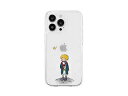 AKAN AKAN ソフトクリアケース for iPhone 14 Pro リトルプリンスとバラ 背面カバー型 AK23535i14P