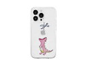 AKAN AKAN ソフトクリアケース for iPhone 14 Pro Max はらぺこザウルス ピンク 背面カバー型 AK23560i14PM