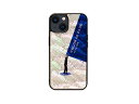 ikins ikins 天然貝ケース for iPhone 14 Royal Blue 背面カバー型 I23568i14
