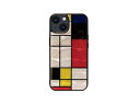 ikins ikins 天然貝ケース for iPhone 14 Mondrian 背面カバー型 I23579i14