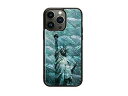 ikins ikins 天然貝ケース for iPhone 14 Pro Max 自由の女神 背面カバー型 I23607i14PM