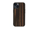 Man & Wood Man & Wood 天然木ケース for iPhone 14 Plus Ebony 背面カバー型 I23638i14M