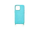 araree PHONECKLACE ストラップホール付きシリコンケース for iPhone 14 Pro ミント 背面カバー型 PN23888i14PMT
