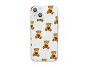 dparks Dparks ソフトクリアケース for iPhone 14 ハートテディ 背面カバー型 DS24126i14