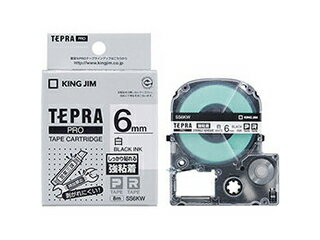 KING JIM 【5個セット】 KING JIM キングジム テプラPROテープ強粘着 6mm 白 KJ-SS6KWX5(3)