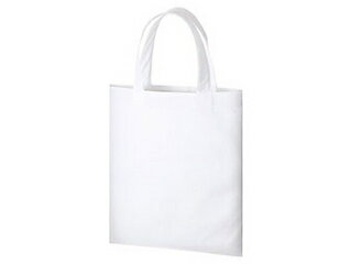 ノーブランド 再生不織布A4フラットトート ナチュラルホワイト 22351303