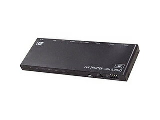 ラトックシステム ラトックシステム 4K60Hz/ダウンスケール対応 外部音声出力付 HDMI分配器(1入力4出力) RS-HDSP4PA-4K ラトックシステム ラトックシステム 4K60Hz/ダウンスケール対応 外部音声出力付 HDMI分配器(1入力4出力) RS-HDSP4PA-4K