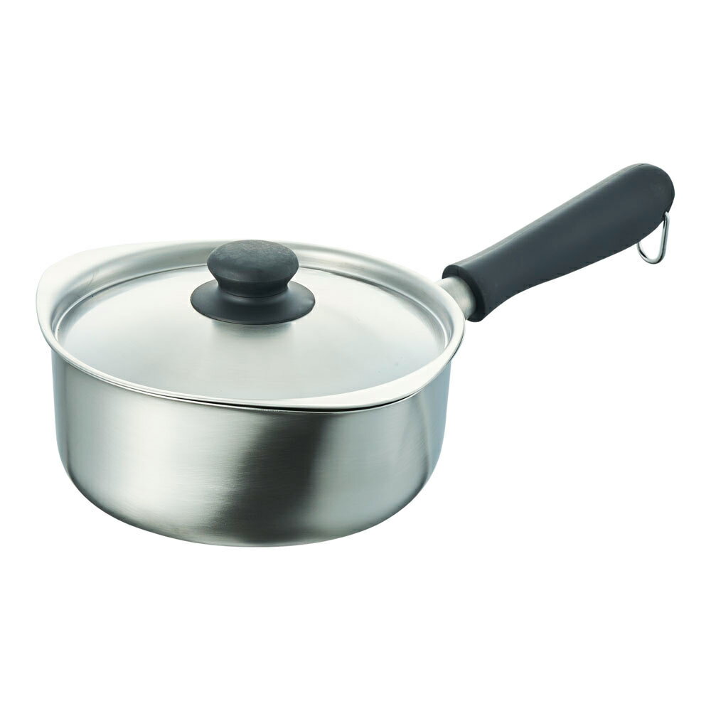 YANAGI DESIGN 柳デザイン 18-8片手鍋 18cm（つや消し）