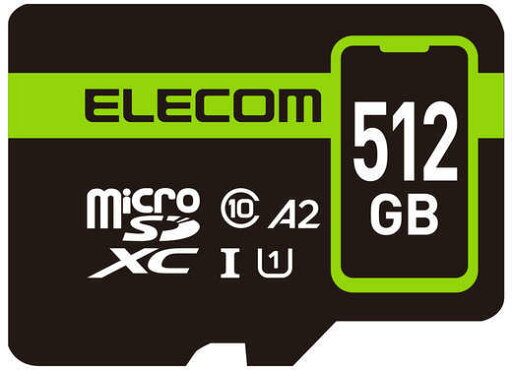 ELECOM エレコム MicroSDXCカード/データ復旧サービス2年付/UHS-I U1 90MB/s 512GB MF-SP512GU11A2R ELECOM エレコム MicroSDXCカード/データ復旧サービス2年付/UHS-I U1 90MB/s 512GB MF-SP512GU11A2R