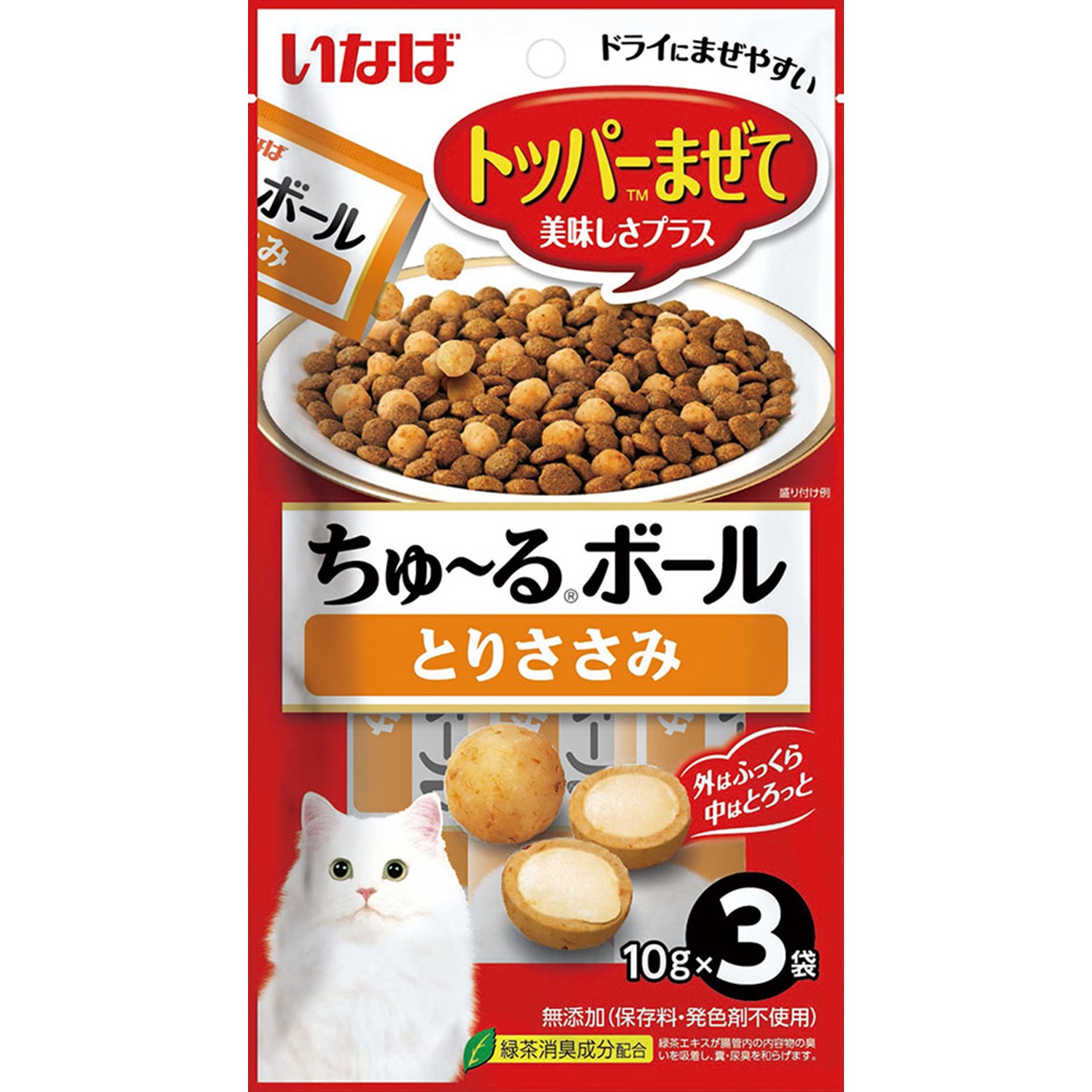 INABA いなばペットフード ちゅ〜るボール とりささみ 10g×3袋