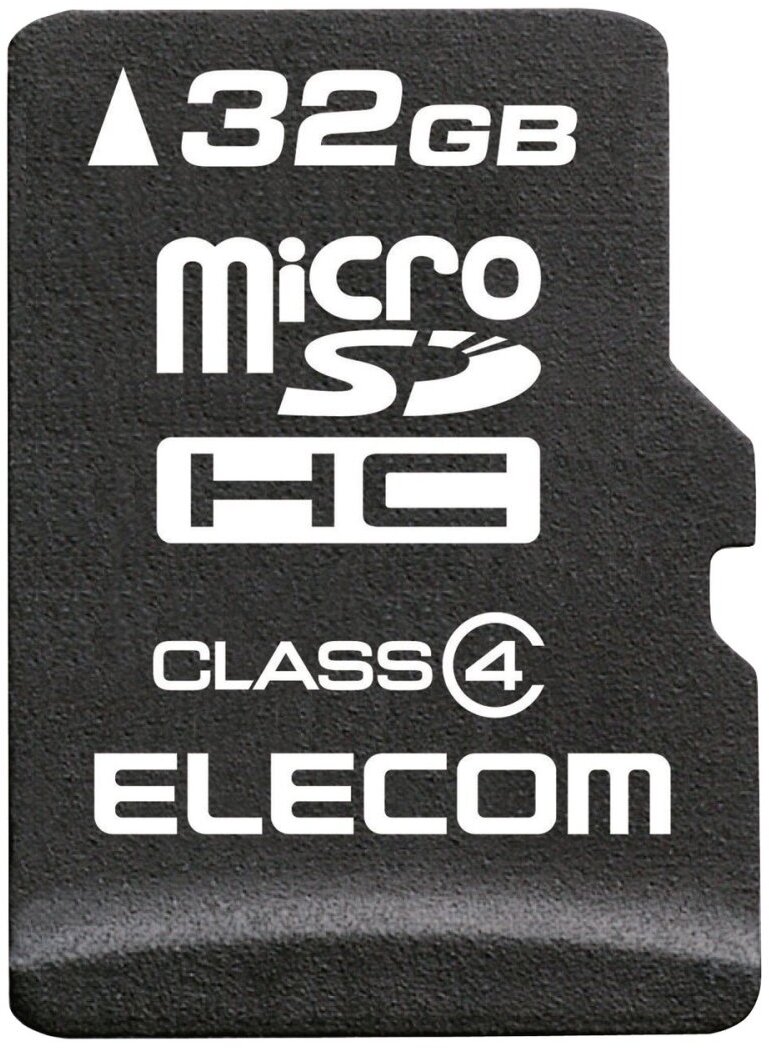 ELECOM エレコム microSDHCカード/データ復旧サービス付/Class4/32GB MF-MSD032GC4R