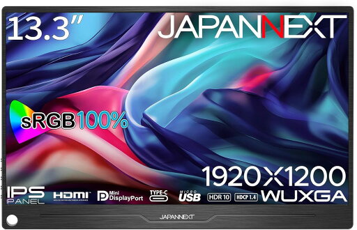 JAPANNEXT ジャパンネクスト WUXGA対応 13.3型モバイルディスプレイ(IPS/miniDP/HDMI/TypeC/スピーカー/非光沢) JN-MD-IPS133WUXGAR 単品購入のみ可(同一商品であれば複数購入可) クレジットカード決済 代金引換決済のみ JAPANNEXT ジャパンネクスト WUXGA対応 13.3型モバイルディスプレイ(IPS/miniDP/HDMI/TypeC/スピーカー/非光沢) JN-MD-IPS133WUXGAR 単品購入のみ可(同一商品であれば複数購入可) クレジットカード決済 代金引換決済のみ