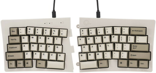 Mistel ミステル MD600 Alpha Rhino エルゴノミック メカニカルキーボード 左右分離型 (英語配列/青軸) ML-MD600ABT-U-BL/WH Mistel ミステル MD600 Alpha Rhino エルゴノミック メカニカルキーボード 左右分離型 (英語配列/青軸) ML-MD600ABT-U-BL/WH