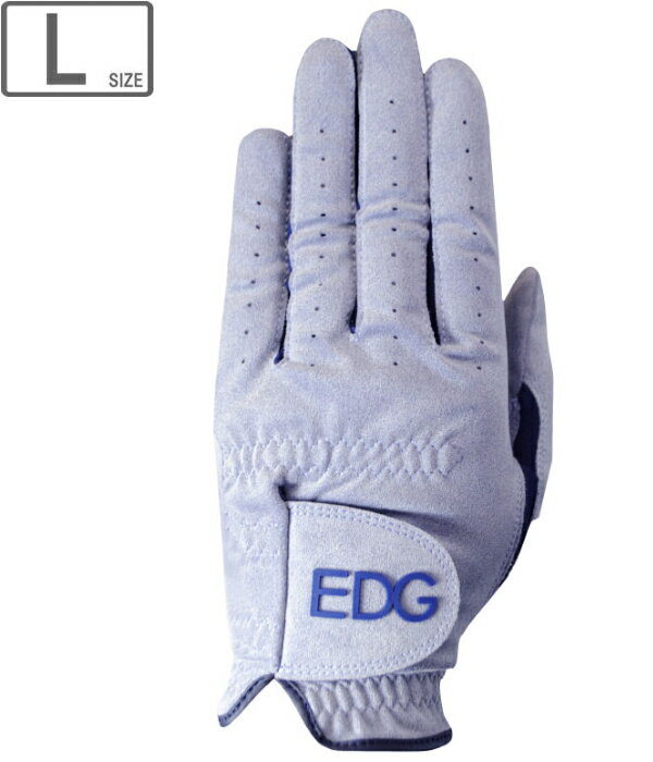 LEZAX/レザックス EDWIN GOLF 合皮ゴルフグローブ メンズ左手用 【ネイビー】【Lサイズ】 EDGL-3659