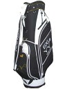 LEZAX/レザックス EDWIN GOLF 9.5型キャディバッグ 【ブラック】 EDCB-3478
