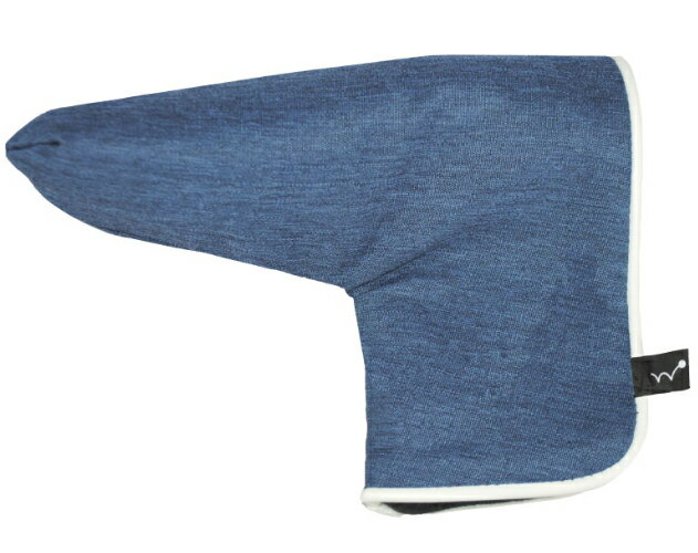 LEZAX/レザックス EDWIN GOLF パターカバー ブレード・マレット兼用 【ネイビー】 EDPC-3863