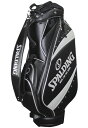 LEZAX/レザックス SPALDING 9.5型キャディバッグ 【ブラック】 SPCB-3466