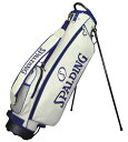 LEZAX/レザックス SPALDING 6.5型スタンドバッグ 【アイボリー】 SPCB-3469(4)