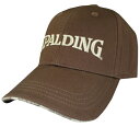 LEZAX/レザックス SPALDING キャップ 【ブラウン】 SPCP-3770