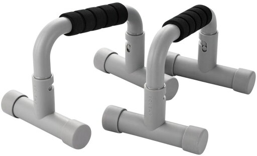ELECOM エレコム プッシュアップバー/エクリアスポーツ/腕立て伏せ/滑り止め付/耐荷重120kg/高/グレー HCF-PUFHGY ELECOM エレコム プッシュアップバー/エクリアスポーツ/腕立て伏せ/滑り止め付/耐荷重120kg/高/グレー HCF-PUFHGY