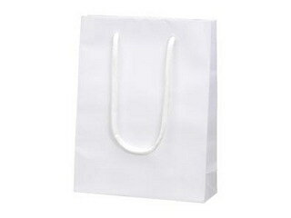 シモジマ HEIKO 紙袋 ブライトバッグ MM 白 1枚 幅185×マチ65×高240mm 006138301