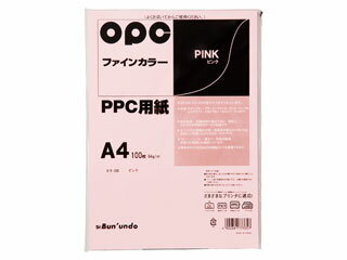 文運堂/ぶんうんどう OPCファインカラー A4判 ピンク カラー335