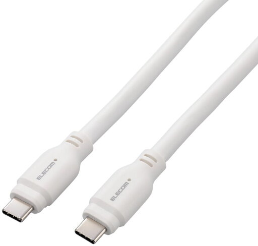 ELECOM エレコム USB Type-C to USB Type-Cケーブル/USB10Gbps/100W対応/スタンダード/1.5m/ホワイト MPA-CC1G15WH ELECOM エレコム USB Type-C to USB Type-Cケーブル/USB10Gbps/100W対応/スタンダード/1.5m/ホワイト MPA-CC1G15WH