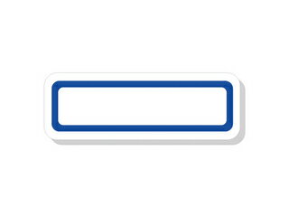 NICHIBAN/ニチバン マイタックラベル 13X38 青枠 ML-106B 枠付きラベル