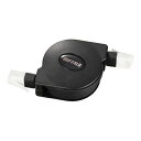 BUFFALO バッファロー ツメの折れないCat6LANケーブル巻取式1.5m ブラック BL6TM15BK