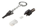 BUFFALO バッファロー Cat5e対応ロック付きLANコネクター 10個入り BLACL5E10