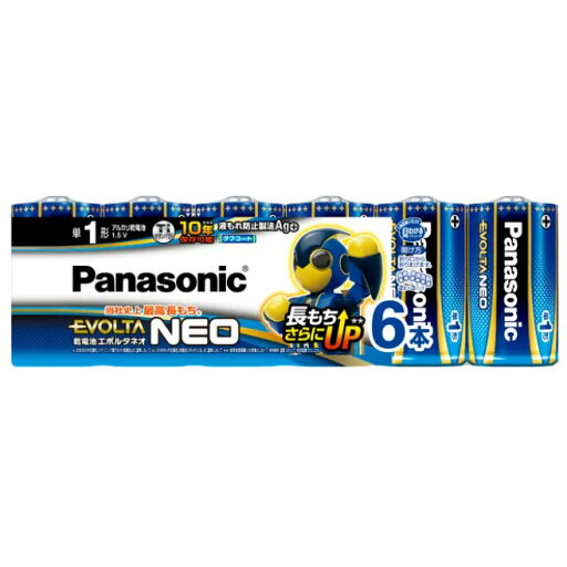 Panasonic/パナソニック LR20NJ/6SW 乾電池エボルタネオ単1形6本パック Panasonic/パナソニック LR20NJ/6SW 乾電池エボルタネオ単1形6本パック