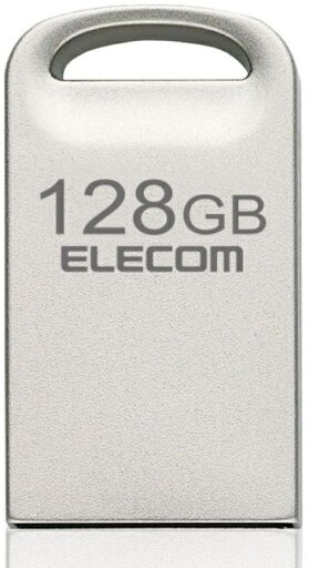 ELECOM エレコム USBメモリ/USB3.2(Gen1)対応/超小型/128GB/シルバー MF-SU3A128GSV ELECOM エレコム USBメモリ/USB3.2(Gen1)対応/超小型/128GB/シルバー MF-SU3A128GSV
