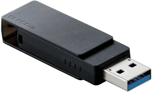 ELECOM エレコム USBメモリ/USB3.2(Gen1)/USB3.0対応/回転式/32GB/ブラック MF-RMU3B032GBK ELECOM エレコム USBメモリ/USB3.2(Gen1)/USB3.0対応/回転式/32GB/ブラック MF-RMU3B032GBK