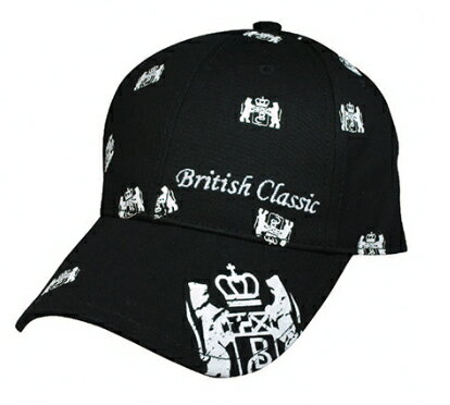 LEZAX/レザックス ブリティッシュクラシック キャップ(マーカー付き) ブラック BCCP-7579