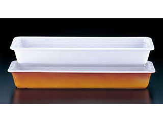 Royale ロイヤル陶器製　角ガストロノームパン／PB625−24　2／4　ホワイト