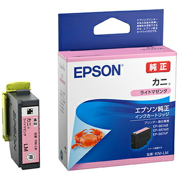 EPSON エプソン カラリオプリンター用 インクカートリッジ/カニ(ライトマゼンタ) KNI-LM EPSON エプソン カラリオプリンター用 インクカートリッジ/カニ(ライトマゼンタ) KNI-LM