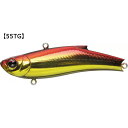 Bassday/バスデイ RANGE VIB/レンジバイブ 55TG 55mm/14.5g HM-114 ハーフミラーアカキンBB(4)