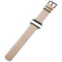 ELECOM エレコム Apple Watch 49/45/44/42mm/バンド/ソフトレザー/グレージュ AW-45BDLGB(2)