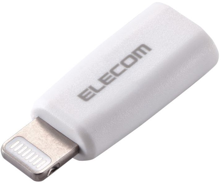 ELECOM エレコム 変換アダプタ/Type-C(メス)-Lightning(オス)/USB Power Delivery対応/ホワイト MPA-CFLMWH