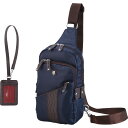 ファゴット ボディバッグ(パスケース付) ネイビー MJ-03P NAVY(4)