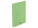 LIHIT LAB./リヒトラブ AQUA DROPs クリヤーブック A4 40P 黄緑 N-5063-6 A4判タテ型(40ポケット)