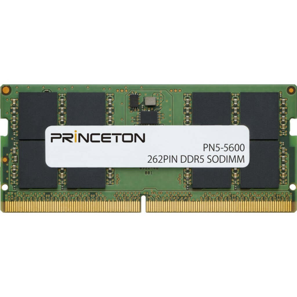 Princeton プリンストン PN5-5600-32G ノートPC/小型デスクトップPC用 32GB DDR5-5600 262PIN SODIMM