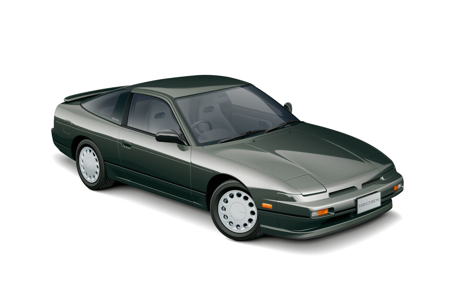 AOSHIMA アオシマ ザ☆モデルカー No.88 1/24 ニッサン RS13/RPS13 180SX TYPE II '89/'91