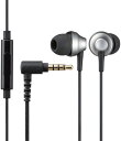 ELECOM エレコム ステレオイヤホン/カナル型/φ3.5mm/マイク付/Fast Music/高耐久ケーブル/シルバー EHP-FS12CMS
